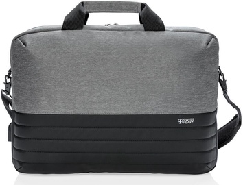 Swiss Peak RFID Laptop Bag 15.6" Grey/Black