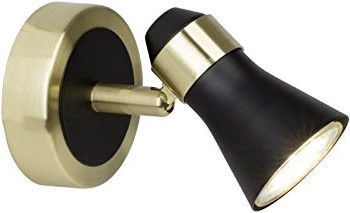 Brilliant Spotlight Jupp Lamp 7W GU10 Black/Brass