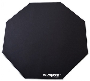 FlorPad Octagonal Floor Mat For Gamers Silver Line