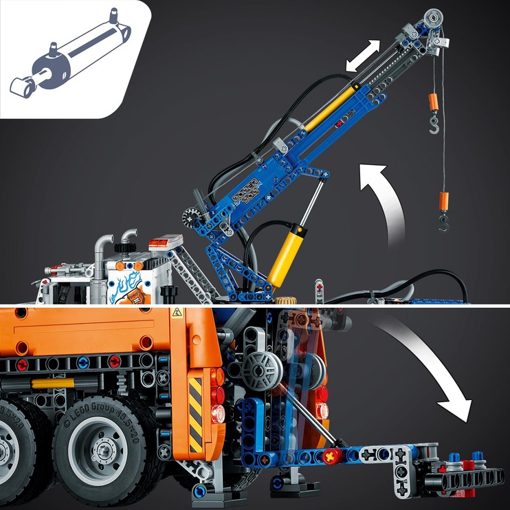 Konstruktor LEGO Technic Vastupidav puksiirauto 42128, 2017 tk