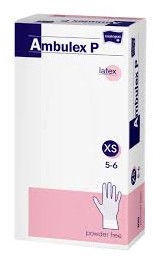 Перчатки латексные Matopat Ambulex без талька, размер XS, 100 шт.