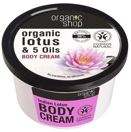 Organic Shop Body Cream Indian Lotus 250ml