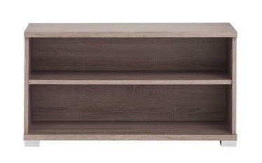 Apavu plaukts Black Red White Homeline Dark Sonoma Oak, 840x330x450 mm