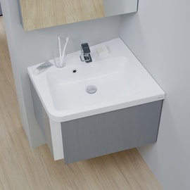 Vannas istabas izlietne Ravak 10° 550 L, kompozītmateriāls, 550 mm x 485 mm x 139 mm