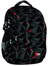 Seljakott bp-01 black abstraction 3d