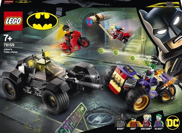 Konstruktor LEGO® DC Jokers Trike Chase 76159, 440 tk