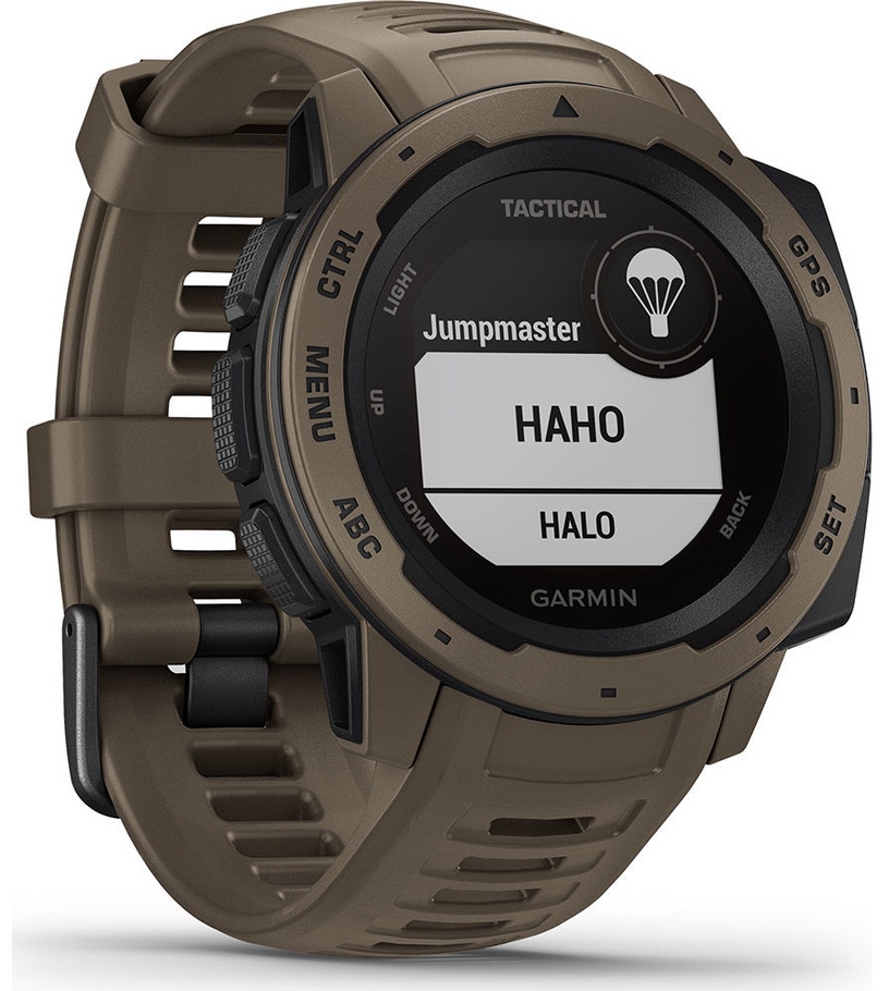 Nutikell Garmin Instinct Tactical, pruun