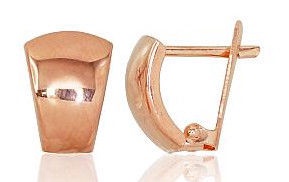 Diamond Sky 14K Red Gold Earrings Classic XX
