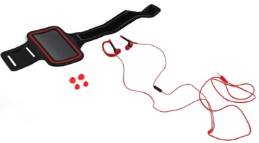 Ausinės Platinet 2in1 Sport Red