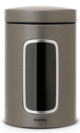 Kārba ar lodziņu Brabantia, 1.4 l, Platinum
