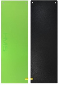 Fitnesa un jogas paklājs HMS MFK03, melna/zaļa, 180 cm x 60 cm x 15 mm