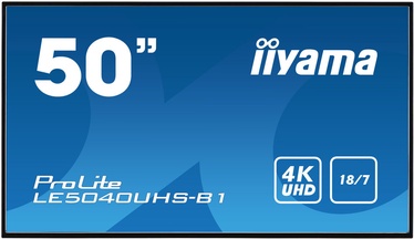 Monitors Iiyama ProLite LE5040UHS-B1, 50", 8 ms
