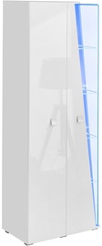 Шкаф-витрина ASM Edge 29WWEEWSW, белый, 70 см x 40 см x 200 см
