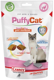 Kārumi kaķiem Crancy Snack Cat Plus PuffyCat, čipsi, cepumi, 0.06 kg