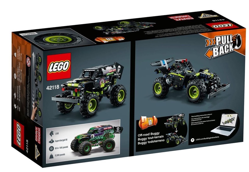 Konstruktor LEGO Technic Monster Jam® Max-D® 42119, 230 tk