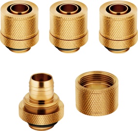 Corsair Hydro X Series XF Compression 10/13mm ID/OD Fitting Four Pack Gold