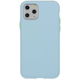 Чехол для телефона Mocco Soft Cream Silicone Back Case, Apple iPhone 12 mini, голубой