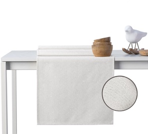 DecoKing Sparkle HMD Tablecloth Cream 30x80cm