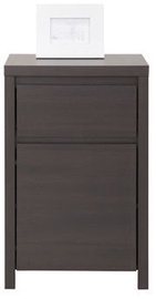 Komoda Black Red White Kaspian 1D1SP Wenge