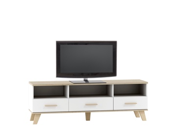TV staliukas Halmar Molda RTV2 Sonoma Oak/White, 1600x400x530 mm