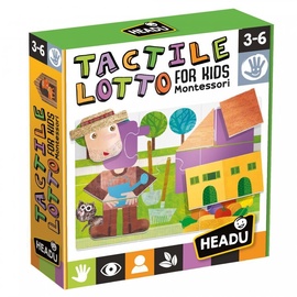 Stalo žaidimas Headu Montessori Tactile Lotto For Kids 25374, EN