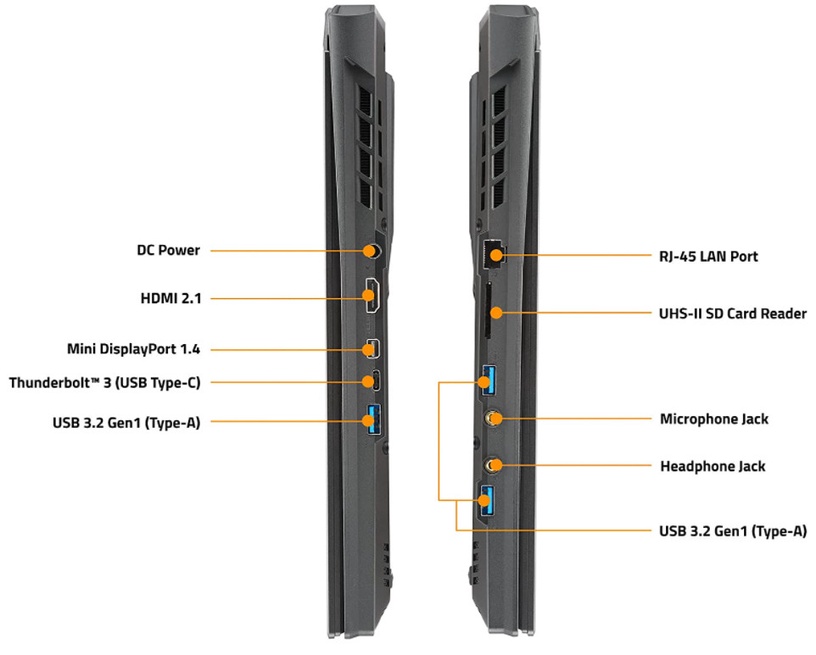 Sülearvuti Gigabyte Aorus 17G XD, Intel® Core™ i7-11800H, 32 GB, 512 GB, 17.3 ", Nvidia GeForce RTX 3070 Max-Q, must/hall