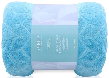 AmeliaHome Nessa Fleece Blanket Turquoise 170x210cm