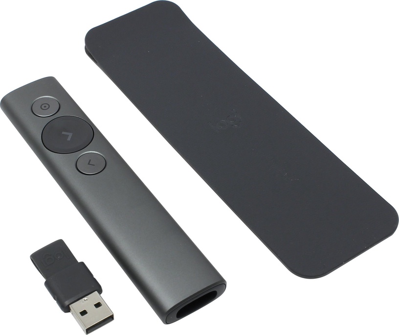 Пульт для презентаций Logitech, серый