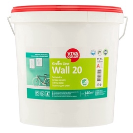 Краска Vivacolor Green Line Wall 20, белая, 11.7 л