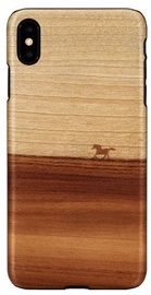 Man&Wood Mustang Back Case For Apple iPhone XS Max Brown