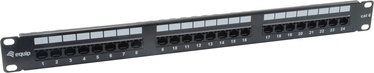 Equip Cat.6 Patch Panel 24-port 19" Black