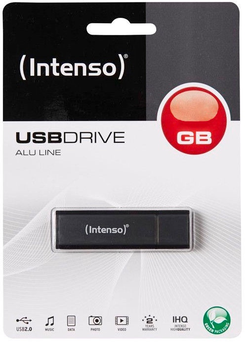 USB atmintinė Intenso Alu, 64 GB