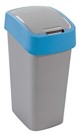 Prügikast Curver Flip Bin, sinine/hõbe, 50 l, 65.3 cm x 29.4 cm