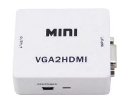 Adapteris Savio VGA / 3.5mm / HDMI VGA / HDMI, 3.5 mm, balta