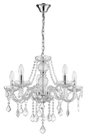 Light Prestige Cristallo 5 Hanging Lamp E14 5x60W Transparent