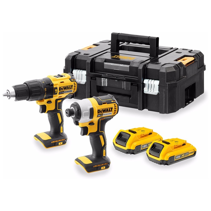 Аккумуляторная дрель-шуруповерт Dewalt DCK2060D2T-QW