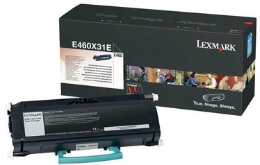 Lazerinio spausdintuvo kasetė Lexmark E460X31E BLACK
