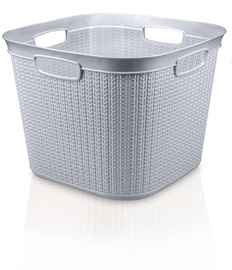 Корзина для белья Ucsan Plastik M-081 Laundry Basket 41l Gray