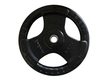 Kummiga raskustega hantel LS2122, 10 kg