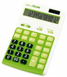 Milan Blister 12-Digit Calculator Green 150712GRBL