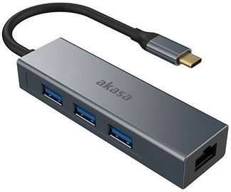 Akasa USB Type-C 4in1 HUB + Ethernet