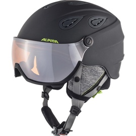 Лыжный шлем Alpina Grap Visor 2.0 HM, черный, M (54-57 см)