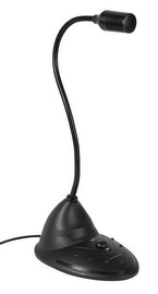 Vivanco IT-MIC 2 Adjustable Desktop Microphone w/ Gooseneck Black