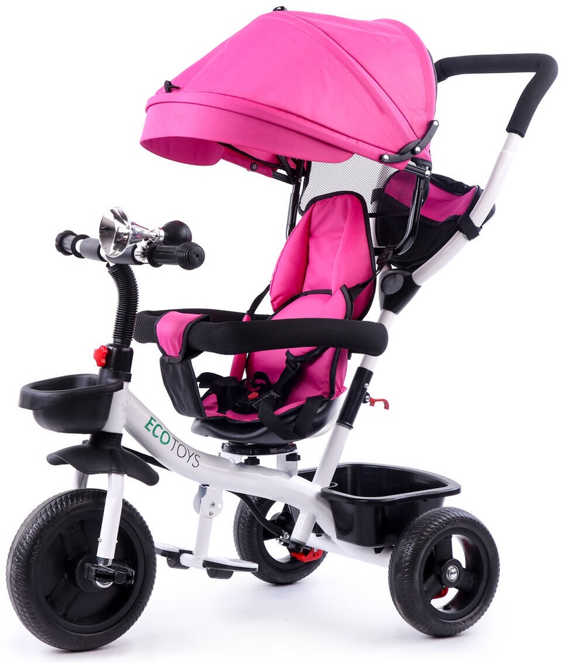 Kolmerattaline jalgratas EcoToys Tricycle YM-BT, roosa
