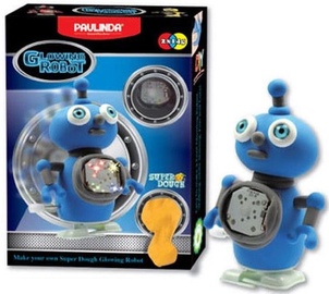 Lipdymo masė Paulinda Moving Glowing Robot Blue 081484-3