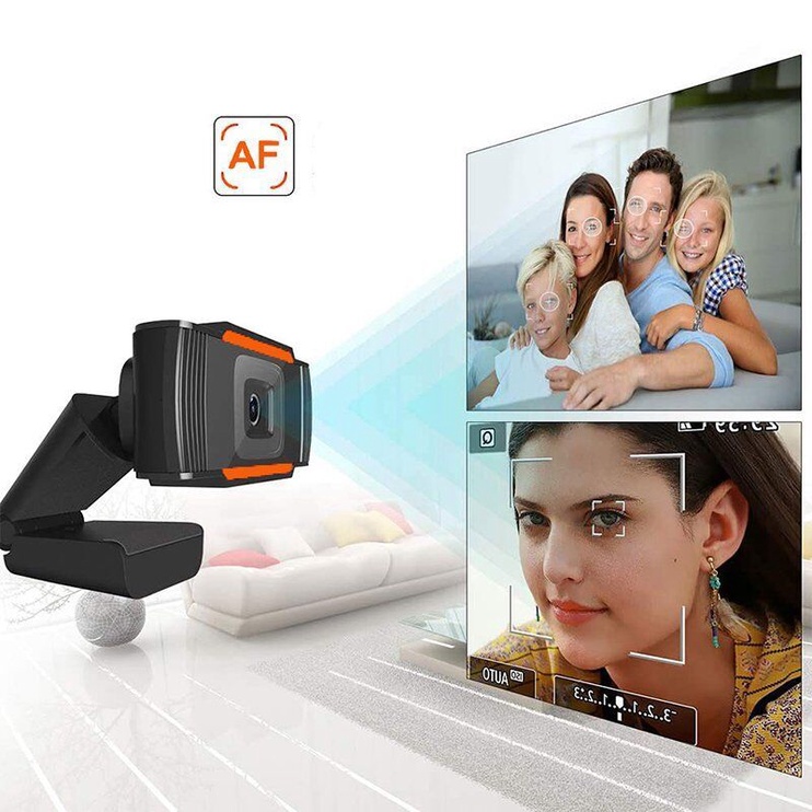 Интернет-камера RoGer A7 Webcam HD 720P, черный, CMOS