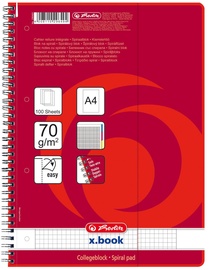 Kaustik Herlitz X.Book, ruuduline, A4, 100 lehte