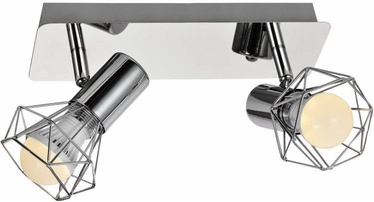 ActiveJet Blanka Ceiling Lamp Silver 2x40W E14