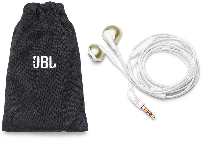 Laidinės ausinės JBL T205, aukso