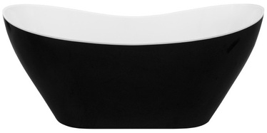 Vann Besco Viya Black & White, 1600 mm x 700 mm x 710 mm, ovaalne